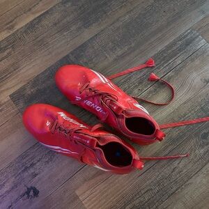Red Phenom Football cleats